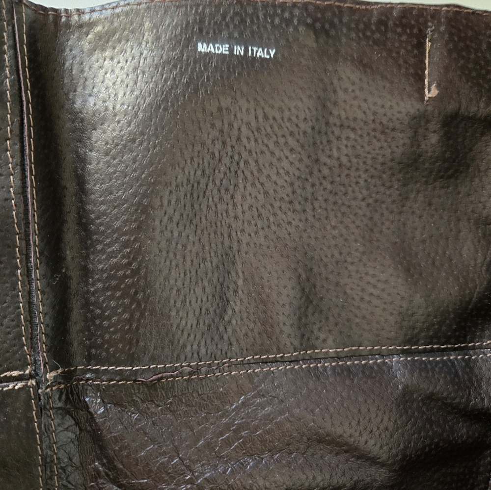 ARNOLD CHURGIN tall brown heeled leather boots. Size 39 (8-8.5) - Picture 11 of 15